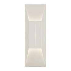 Summit 1 Light Wall Sconce in White And Silver
