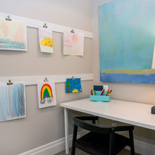 kids walls...art work wainscotting