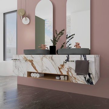 Calacatta Paonazzo Sintered Stone for living room