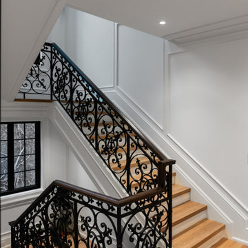 Luxury Full-Height Wainscoting with Applied Mouldings | Tampa Bay
