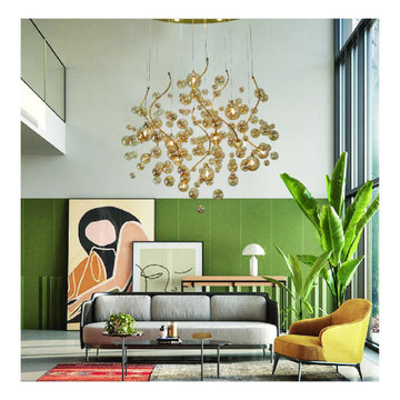 Customizable Bubble Chandelier by Alan Mizrahi Lighting