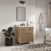 The Wailea Bathroom Vanity, Weathered Fir, 30", Single Sink, Freestanding