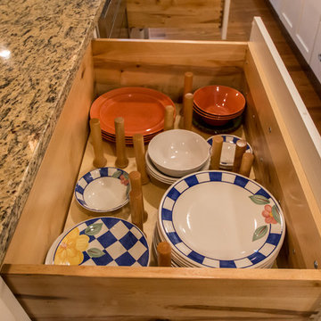 Everything in it's place. Storage details are not overlooked!