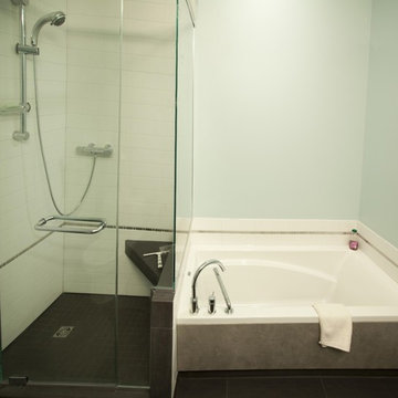 Rénovation d’une salle de bain à Montréal | Design contemporain