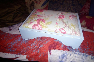 SOLD-art deco foot stool-£45.00