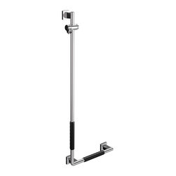 System 3570.212.09 Grab Bar in Chrome with Non-Slip Grip - Grab Bars