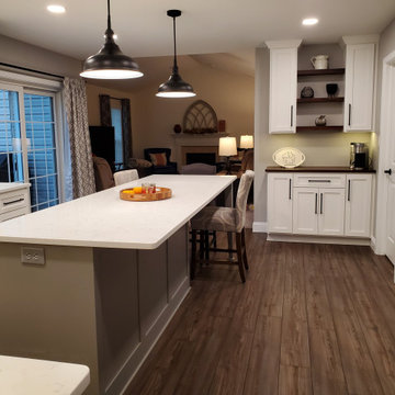 Simply Perfect Shaker Kitchen, Cofdfee bar & Laundry