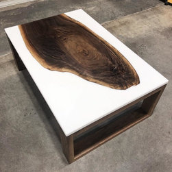 Resin and Solid Wood Tables - Coffee Tables