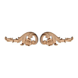 Inviting Home Inc. - Malibu Scrolls Wood Carving - Onlays And Appliques