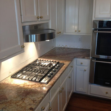 Updating White "Builder Grade" Kitchen Cabinets