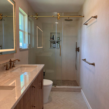 Beckett Road Microcement Shower