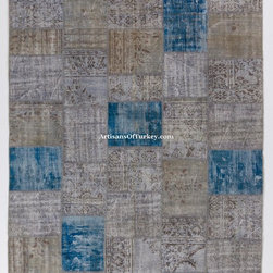 Patchwork style Up-cycled Handmade Rugs - Products