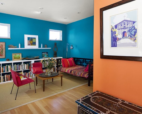 Orange And Blue Decor  Houzz