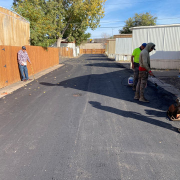 Asphalt installation