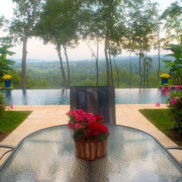Wildwood MO- Vanishing Edge Pool and Courtyard