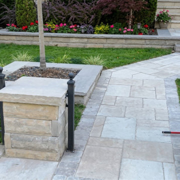 Walkway Pavers & Retaining Wall