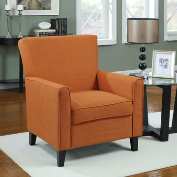 ORANGE MODERN CONTEMPORARY ARM CHAIR