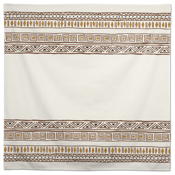 Tribal Border Pattern 58x58 Tablecloth