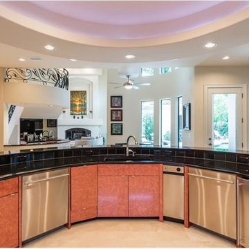Mediterranean Inspired, Contemporary Home Build | Home Theatre & Pool