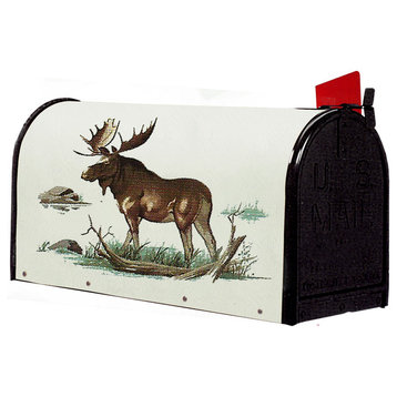Bacova Fiberglass Wrapped Mailbox, Moose