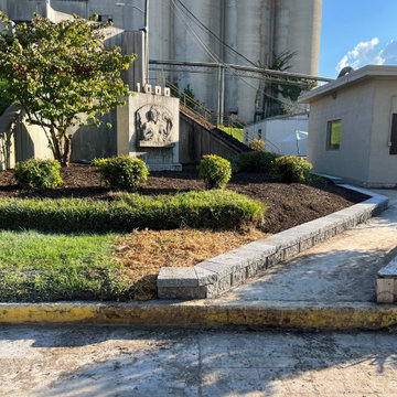 Quarry Main Office Entrance - Retaining Wall