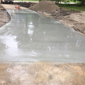 Driveways Concrete and crusher run