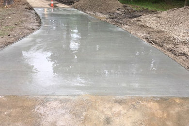 Driveways Concrete and crusher run