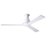 The Modern Fan Co. - Altus Flush Mount Fan, Gloss White, 42" White Blades - From The Modern Fan Co., the original and premier source for contemporary ceiling fan design:  the Altus Flush Mount Fan in Gloss White Finish with 42" White Blades, No Light and Fan Speed Control.
