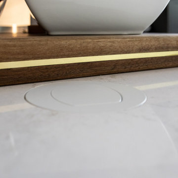 Modern Transitional Kitchen with Hidden Storage Solutions