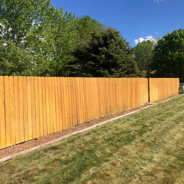 Fence Powerwash and Stain