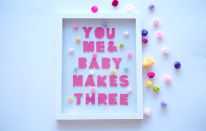 DIY Project: You, Me and Baby Makes Three