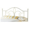 Hillsdale Ruby Full Spindle Queen Headboard in Textured White