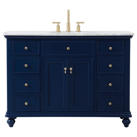 Elegant Lighting VF12348 Otto 48" - Blue