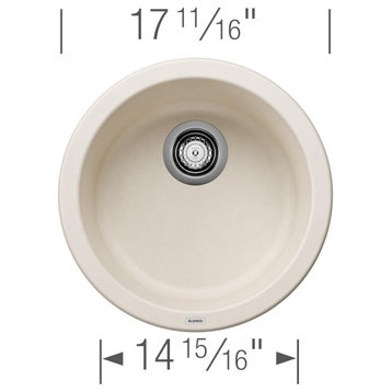 Blanco 511631 Rondo 18-1/8" Drop In Single Basin Composite - Soft White