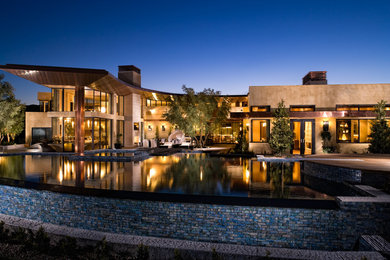 Example of a trendy exterior home design in Las Vegas