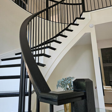 Project #130 | Curved Staircase with Wraparound Balcony