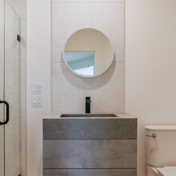 Lake Oswego Dual Modern Bathroom Remodel