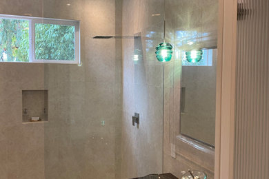 Inspiration for a craftsman bathroom remodel in San Diego