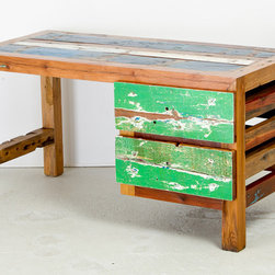 Cahaya Plank Desk - Desks And Hutches