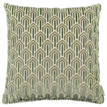 Green Geometric Throw Pillows (2) | Zuiver Beverly