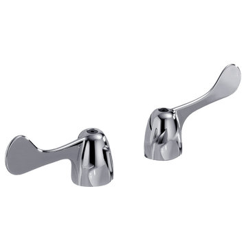 Delta Double Handle Wristblade With Screw Pair, Polished Chrome