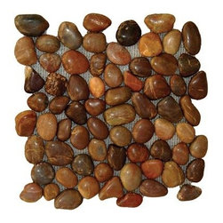 Red Meshed Pebbles - Products