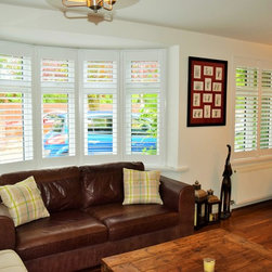 Beautiful interior Shutters in Canford Cliffs interior - Interior Shutters