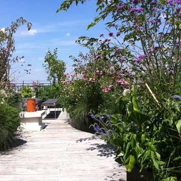 jardins, terrasses à Paris, en France, Suisse