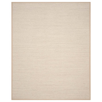 Safavieh Natural Fiber Collection NF143 Rug, Marble/Linen, 8' X 10'