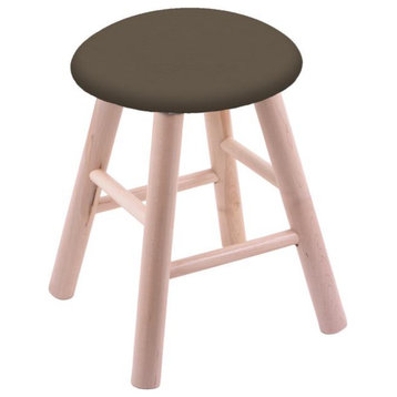 Maple Round Cushion Stool With Smooth Legs