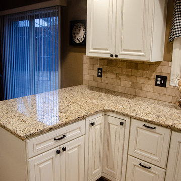 Black and White Buffalo Check - Kitchen Remodel