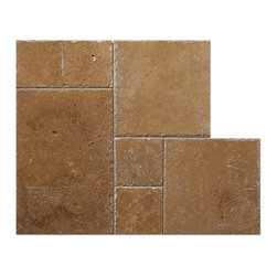 Noce Travertine French Pattern Brushed - Home Decor