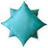 Art Silk 12"x26" Lumbar Pillow Cover Set of 2 Plain & Solid - Sea Green Luxury