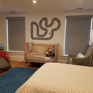 Delancey Place Kid's Bedroom - Lutron Triathlon Battery Powered Motorized Shades